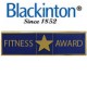 Blackinton® Fitness Award Commendation Bar (Engraved Star)
